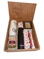 Подарки в деревянной коробке#8 цена и информация | Сладости | pigu.lt