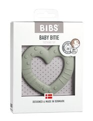 Жевательная игрушка Bibs Bitie Heart Sage цена и информация | Прорезыватели | pigu.lt