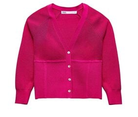 Megztinis moterims Zara 6873/025/630, rožinis цена и информация | Женские кофты | pigu.lt
