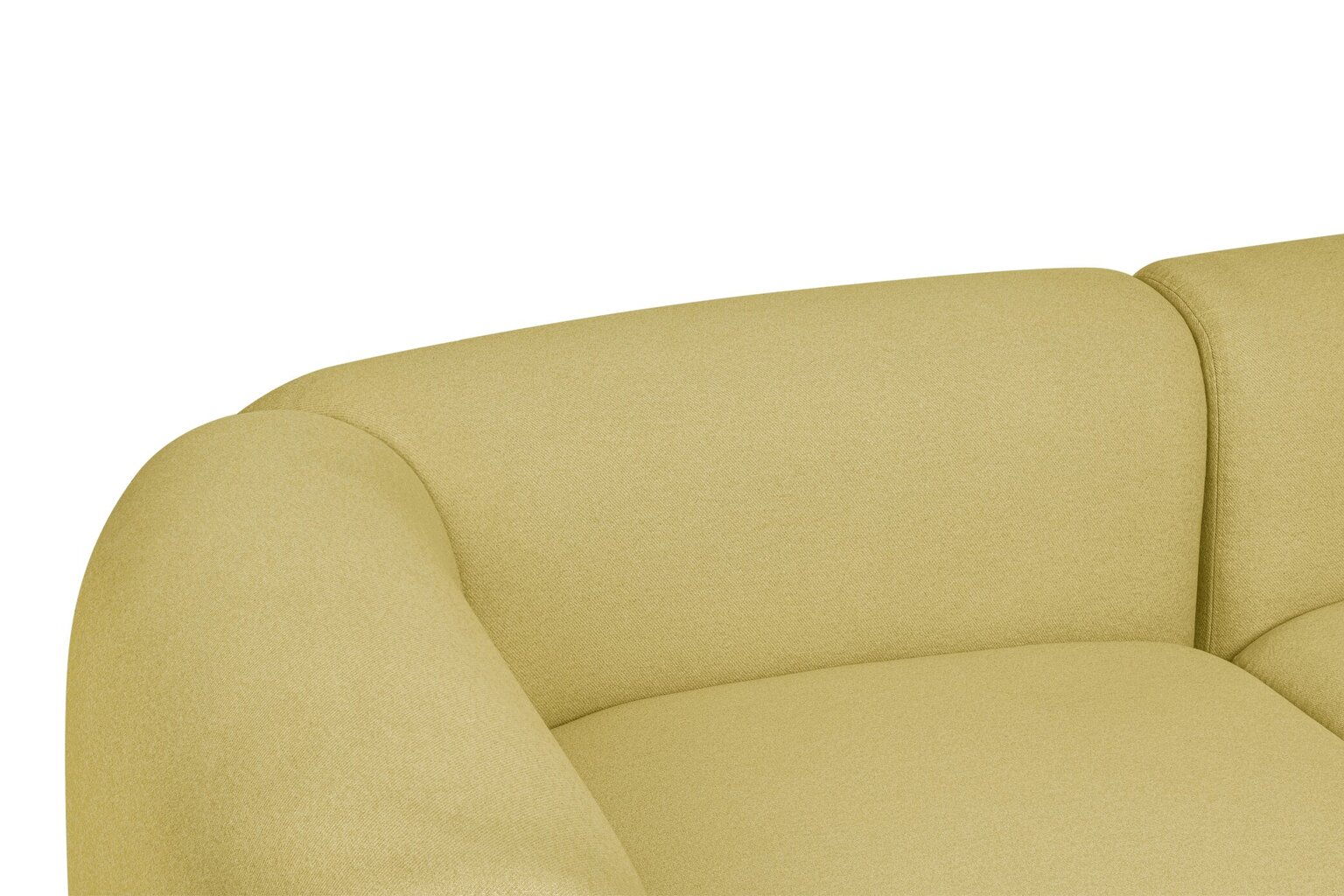 Sofa Flom, geltona kaina ir informacija | Sofos | pigu.lt