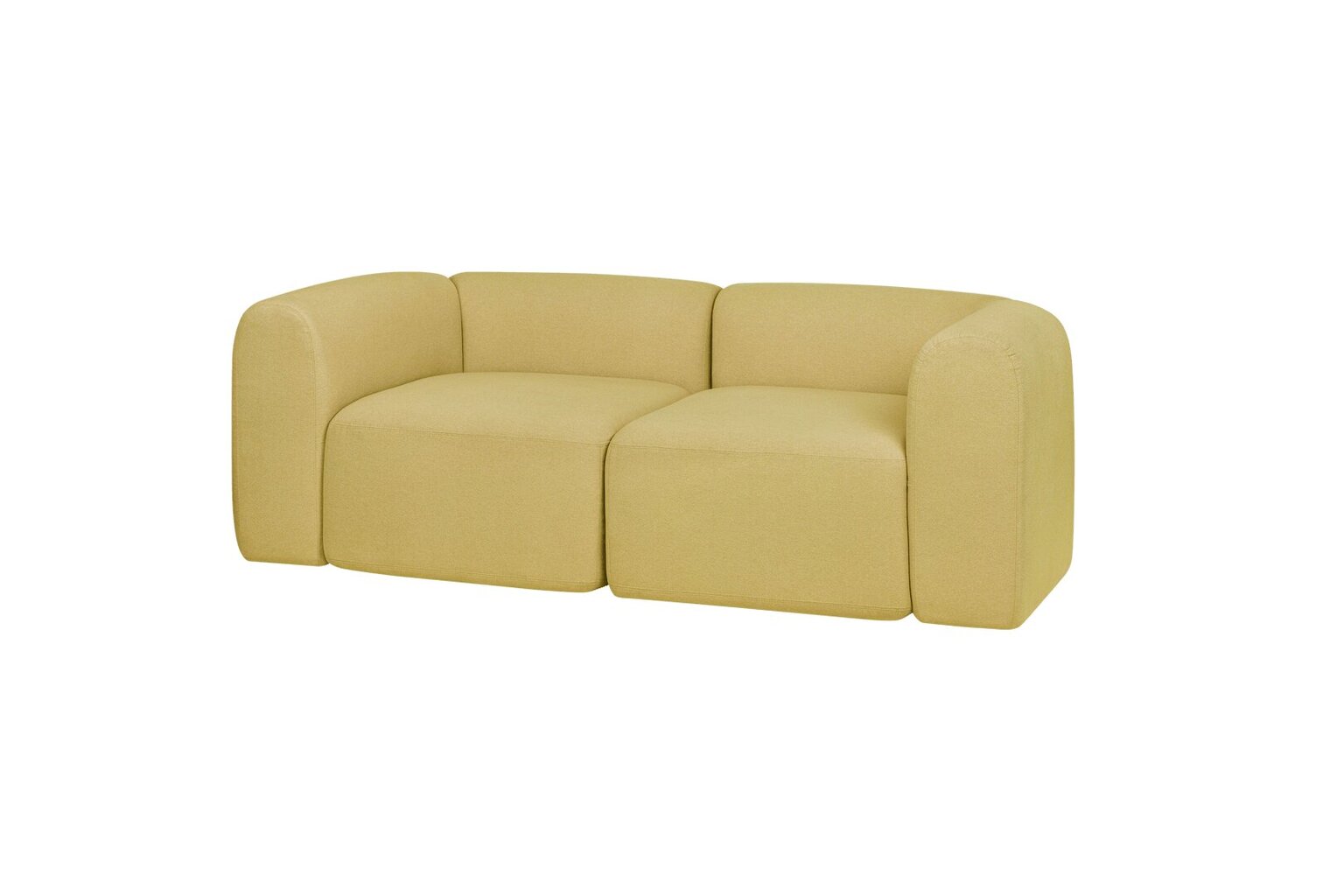Sofa Flom, geltona kaina ir informacija | Sofos | pigu.lt