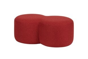 Двойной пуфик 1N113 Красный цена и информация | Кресла-мешки и пуфы | pigu.lt