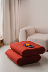 Пуф 1N141 Красный цена и информация | Кресла-мешки и пуфы | pigu.lt