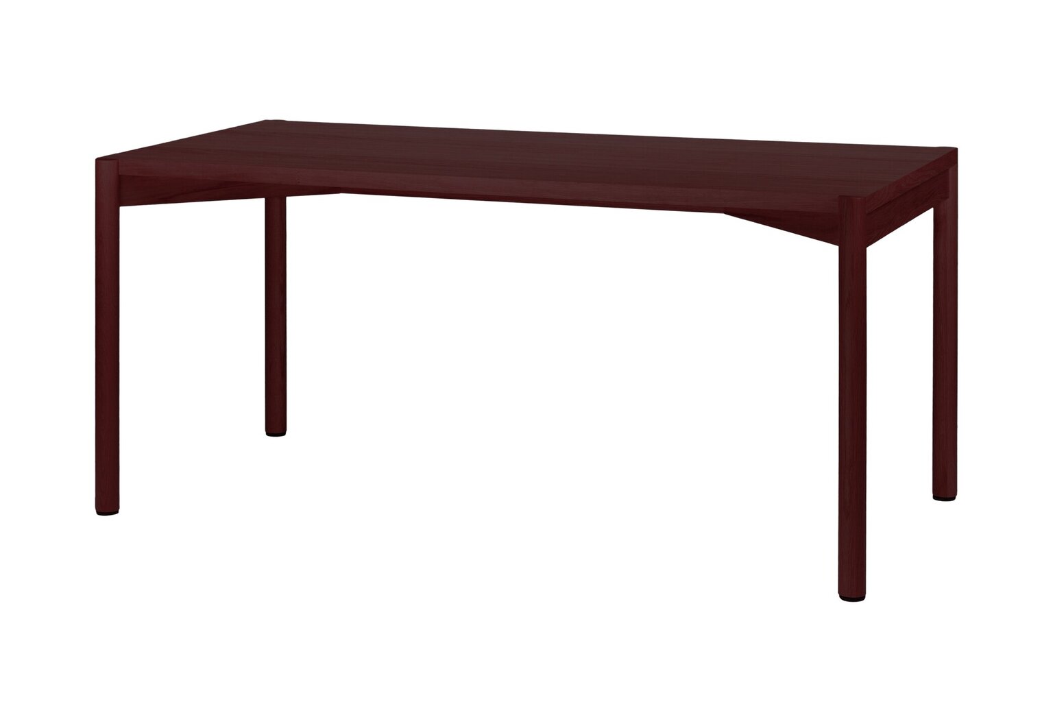 Stalas Yami 160 cm, raudonas kaina ir informacija | Virtuvės ir valgomojo stalai, staliukai | pigu.lt