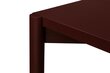 Stalas Yami 160 cm, raudonas kaina ir informacija | Virtuvės ir valgomojo stalai, staliukai | pigu.lt