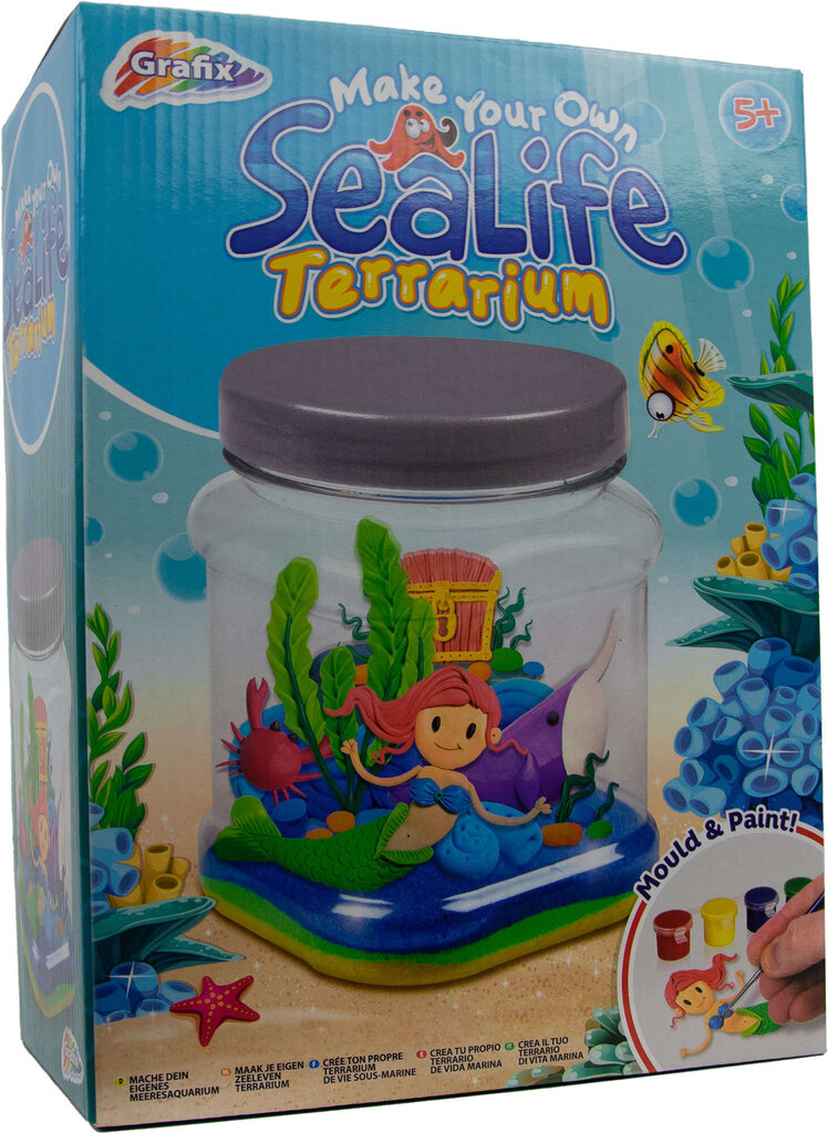 Kūrybinis rinkinys Sealife Terrarium Grafix kaina ir informacija | Lavinamieji žaislai | pigu.lt