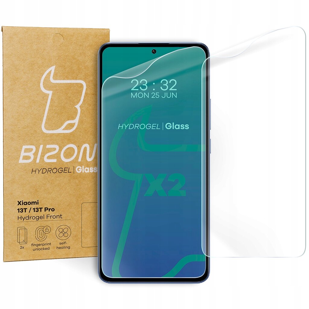 Bizon Glass Hydrogel цена и информация | Apsauginės plėvelės telefonams | pigu.lt