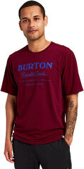 Marškinėliai vyrams Burton 20382105503, raudoni цена и информация | Мужские футболки | pigu.lt