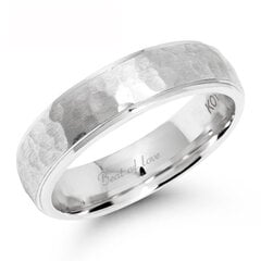 Sidabrinis vestuvinis žiedas Beat of Love, 5mm kaina ir informacija | Vyriški papuošalai | pigu.lt