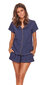Pižama moterims Doctor Nap PM 4122, mėlyna kaina ir informacija | Naktiniai, pižamos moterims | pigu.lt