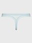 Stringai moterims Calvin Klein Thong, 3 vnt., mėlyna, pilka, rožinė, 000QD3802E 6VW, 4500422612 kaina ir informacija | Kelnaitės | pigu.lt