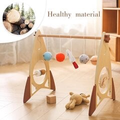 Medinis kūdikių stovas su žaisliukais Asaki kaina ir informacija | Žaislai kūdikiams | pigu.lt
