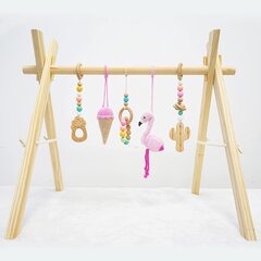 Medinis stovas su žaislais Umai kaina ir informacija | Žaislai kūdikiams | pigu.lt
