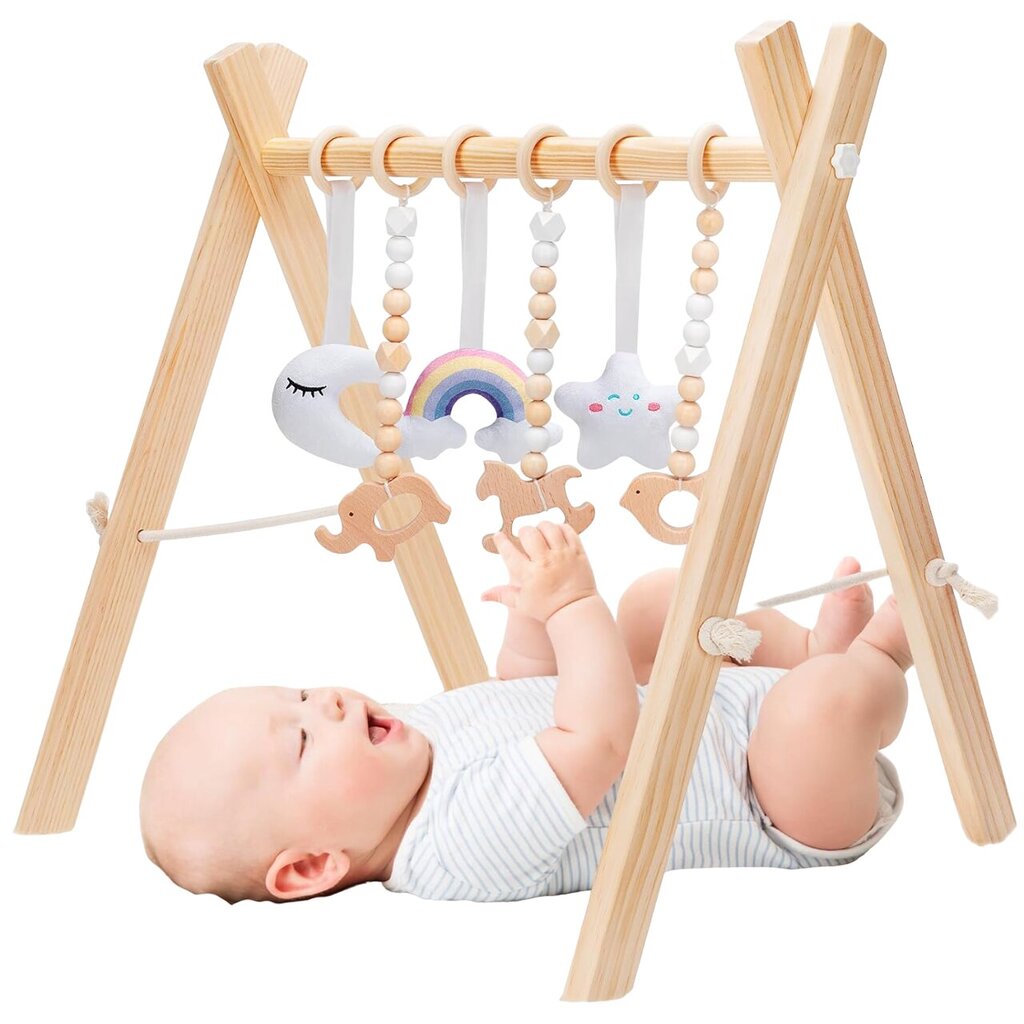 Stovas su mediniais žaislais kūdikiams Grand Hyatt kaina ir informacija | Lavinamieji žaislai | pigu.lt