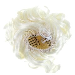 Наращивание волос Наращивание волос Вьющиеся грязные прически на шнуровке Полный пучок Отбеливающий блондин Для женщин от Vanessa Grey CURLY-BUN-613A цена и информация | Аксессуары для волос | pigu.lt