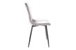 2-ių valgomojo kėdžių komplektas Signal Alan Velvet, smėlio/juodas kaina ir informacija | Virtuvės ir valgomojo kėdės | pigu.lt