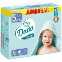 Sauskelnės Dada Soft, 5 (15-25 kg), 68 vnt kaina ir informacija | Sauskelnės | pigu.lt