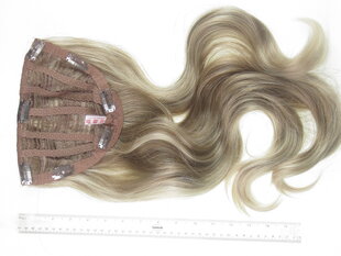 Наращивание волос Цельный зажим для наращивания волос Золотистая блондинка Полупарик Шиньон Для женщин от Vanessa Grey DT463+6-12T24H613 цена и информация | Аксессуары для волос | pigu.lt