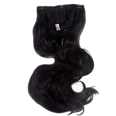 Наращивание волос Цельный наращивание волос на клипсах Черный с красным Готический дизайнерский смешанный цвет Полупарик Для женщин от Vanessa Grey DT463+6-1H39 цена и информация | Аксессуары для волос | pigu.lt