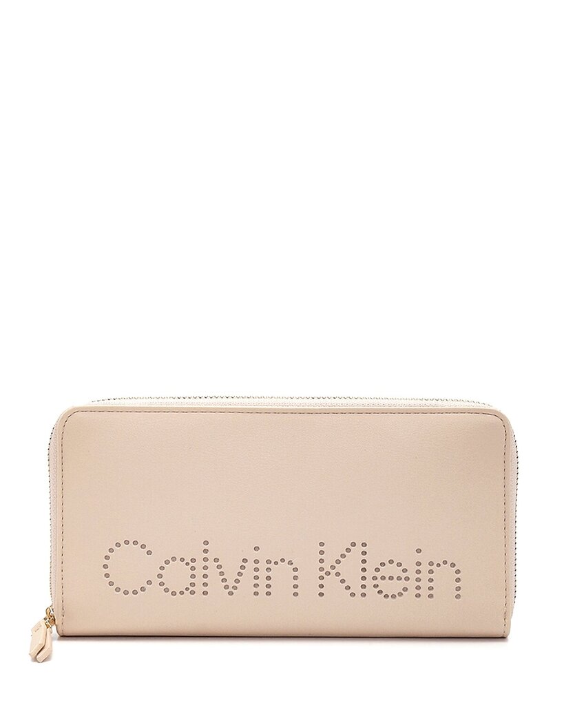 Moteriška piniginė Calvin Klein K60K609191 VHB, smėlio spalvos kaina ir informacija | Piniginės, kortelių dėklai moterims | pigu.lt