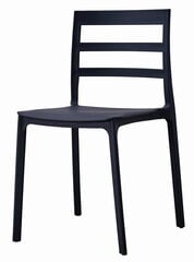Комплект из двух стульев, черный цена и информация | Стулья для кухни и столовой | pigu.lt