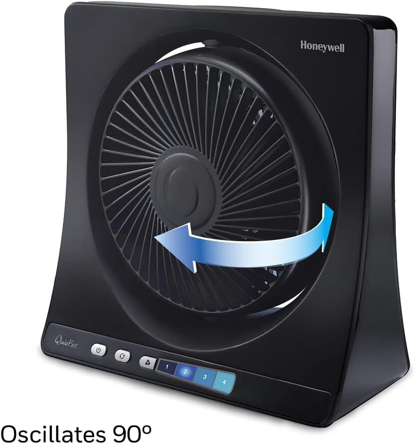 Pastatomas tylus ventiliatorius Honeywell HT354E4 QuietSet kaina ir informacija | Ventiliatoriai | pigu.lt