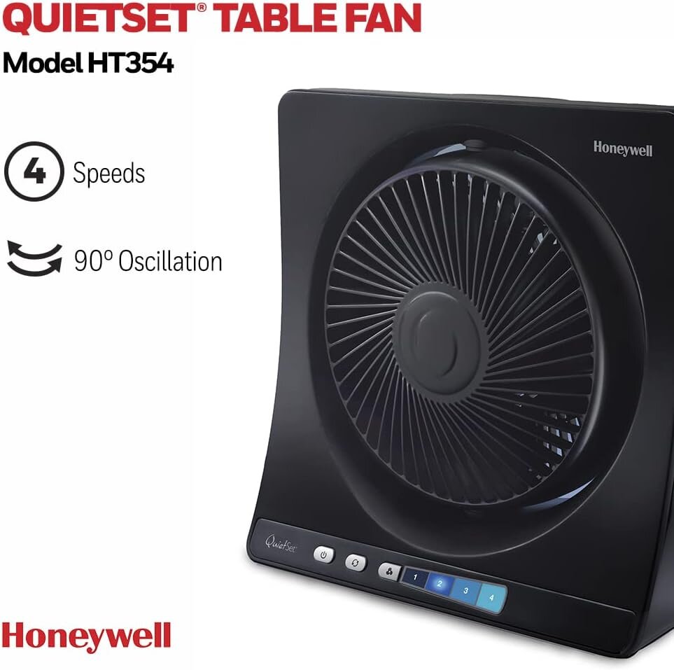 Pastatomas tylus ventiliatorius Honeywell HT354E4 QuietSet kaina ir informacija | Ventiliatoriai | pigu.lt