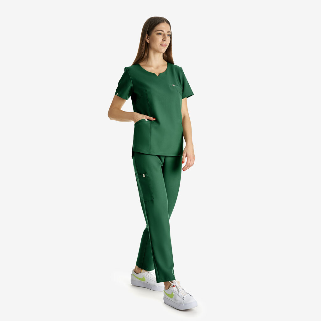 Medicininė palaidinė moterims Tendo Smaragdas цена и информация | Medicininė apranga | pigu.lt