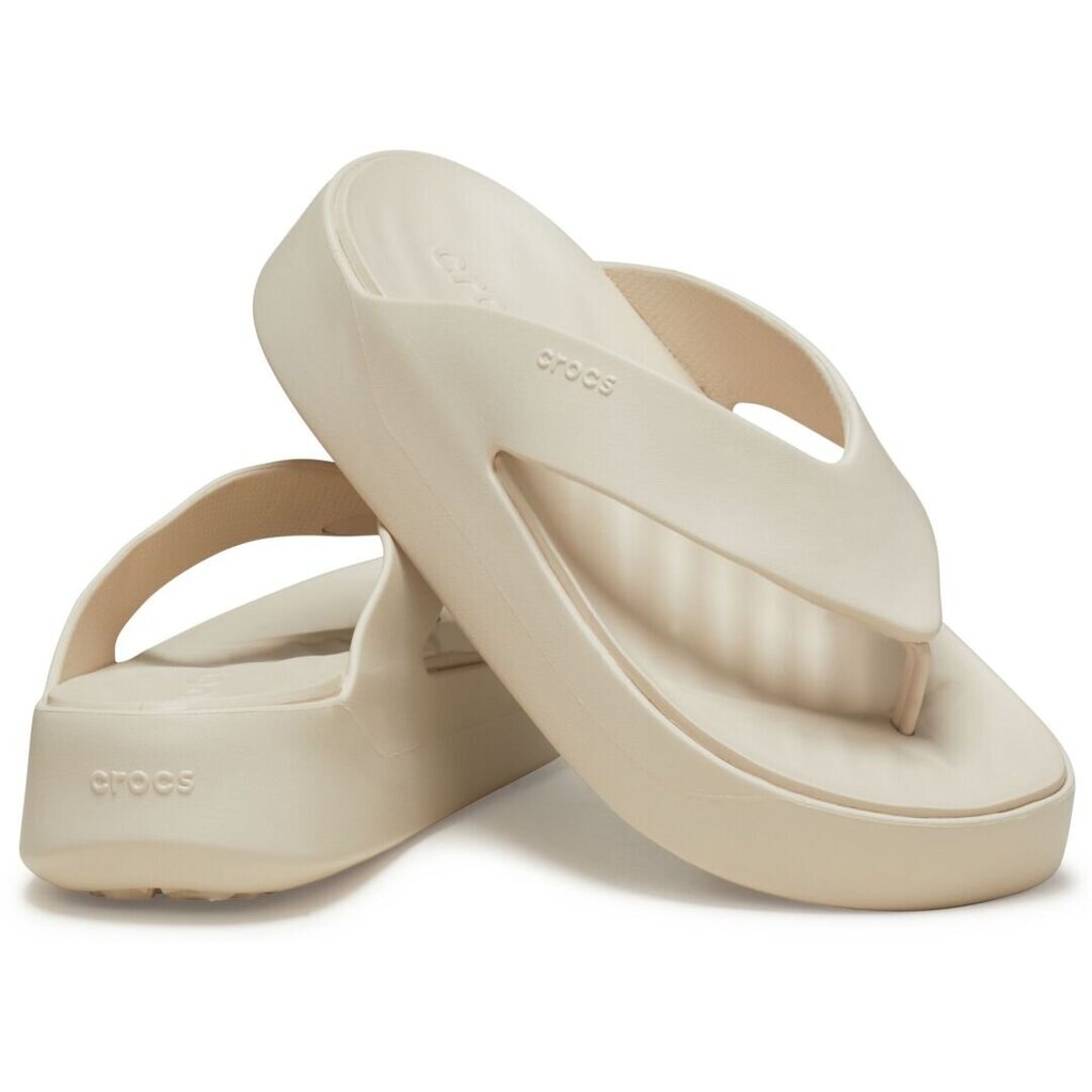 Crocs™ basutės moterims Getaway Platform Flip 282838, baltos kaina ir informacija | Basutės moterims | pigu.lt