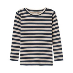 Marškinėliai mergaitėms Name It 323641, mėlyni цена и информация | Рубашки для девочек | pigu.lt