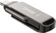 Lexar JumpDrive Dual Drive D400 LJDD400064G-BNQNG kaina ir informacija | USB laikmenos | pigu.lt