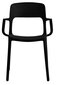 4-ių kėdžių komplektas Leobert Saha, juodas kaina ir informacija | Virtuvės ir valgomojo kėdės | pigu.lt