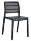 3-ių kėdžių komplektas Leobert Pagi, juodas kaina ir informacija | Virtuvės ir valgomojo kėdės | pigu.lt