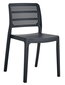 2-ių kėdžių komplektas Leobert Pagi, juodas kaina ir informacija | Virtuvės ir valgomojo kėdės | pigu.lt