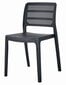 2-ių kėdžių komplektas Leobert Pagi, juodas kaina ir informacija | Virtuvės ir valgomojo kėdės | pigu.lt