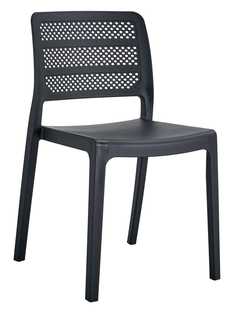 Kėdė Leobert Pagi, juoda kaina ir informacija | Virtuvės ir valgomojo kėdės | pigu.lt
