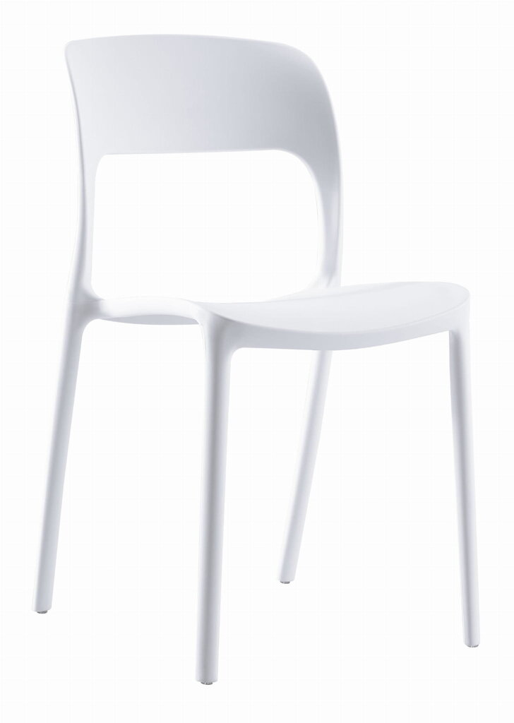4-ių kėdžių komplektas Leobert Ipos, baltas kaina ir informacija | Virtuvės ir valgomojo kėdės | pigu.lt