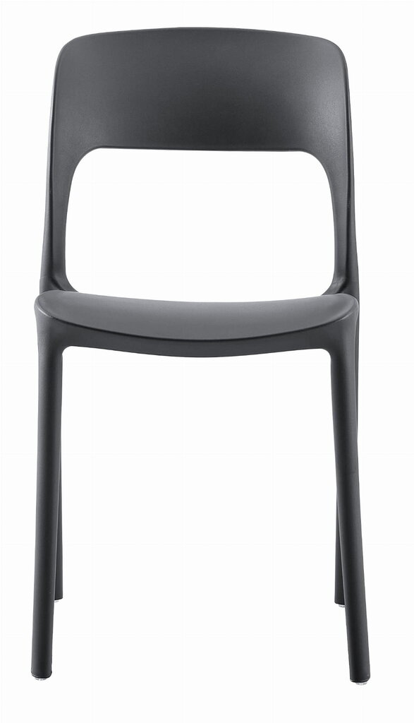4-ių kėdžių komplektas Leobert Ipos, juodas kaina ir informacija | Virtuvės ir valgomojo kėdės | pigu.lt