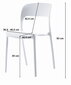 4-ių kėdžių komplektas Leobert Ipos, juodas kaina ir informacija | Virtuvės ir valgomojo kėdės | pigu.lt
