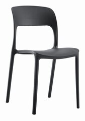 2-ių kėdžių komplektas Leobert Ipos, juodas kaina ir informacija | Virtuvės ir valgomojo kėdės | pigu.lt