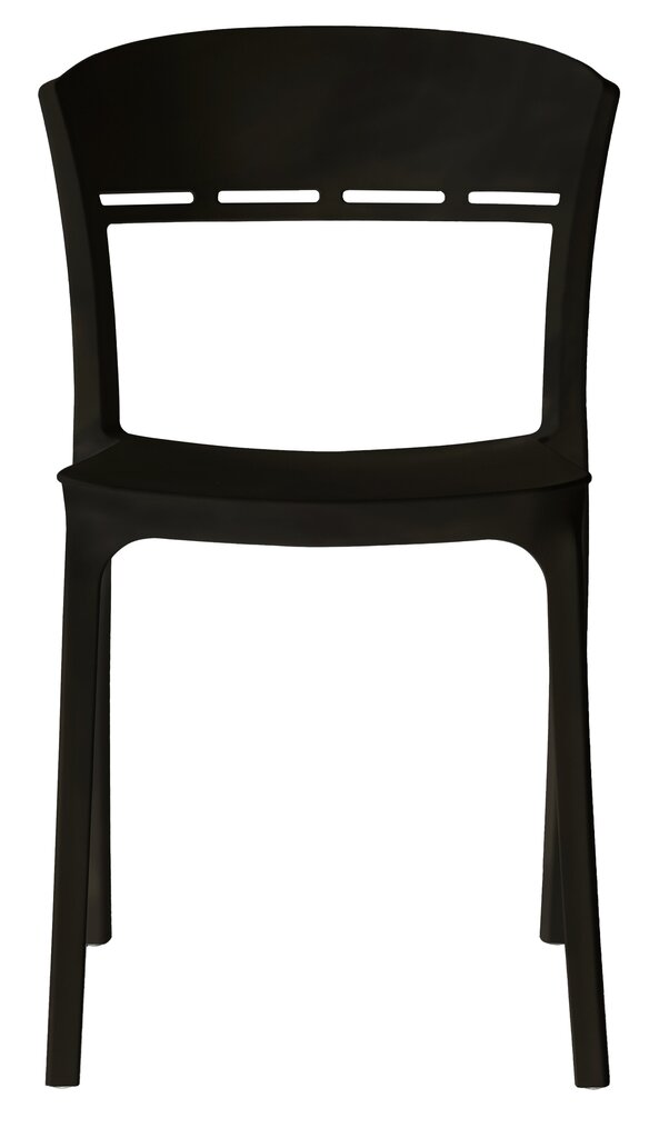 2-ių kėdžių komplektas Leobert Coco, juodas kaina ir informacija | Virtuvės ir valgomojo kėdės | pigu.lt