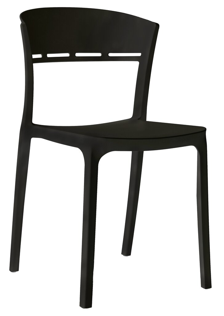 Kėdė Leobert Coco, juoda цена и информация | Virtuvės ir valgomojo kėdės | pigu.lt