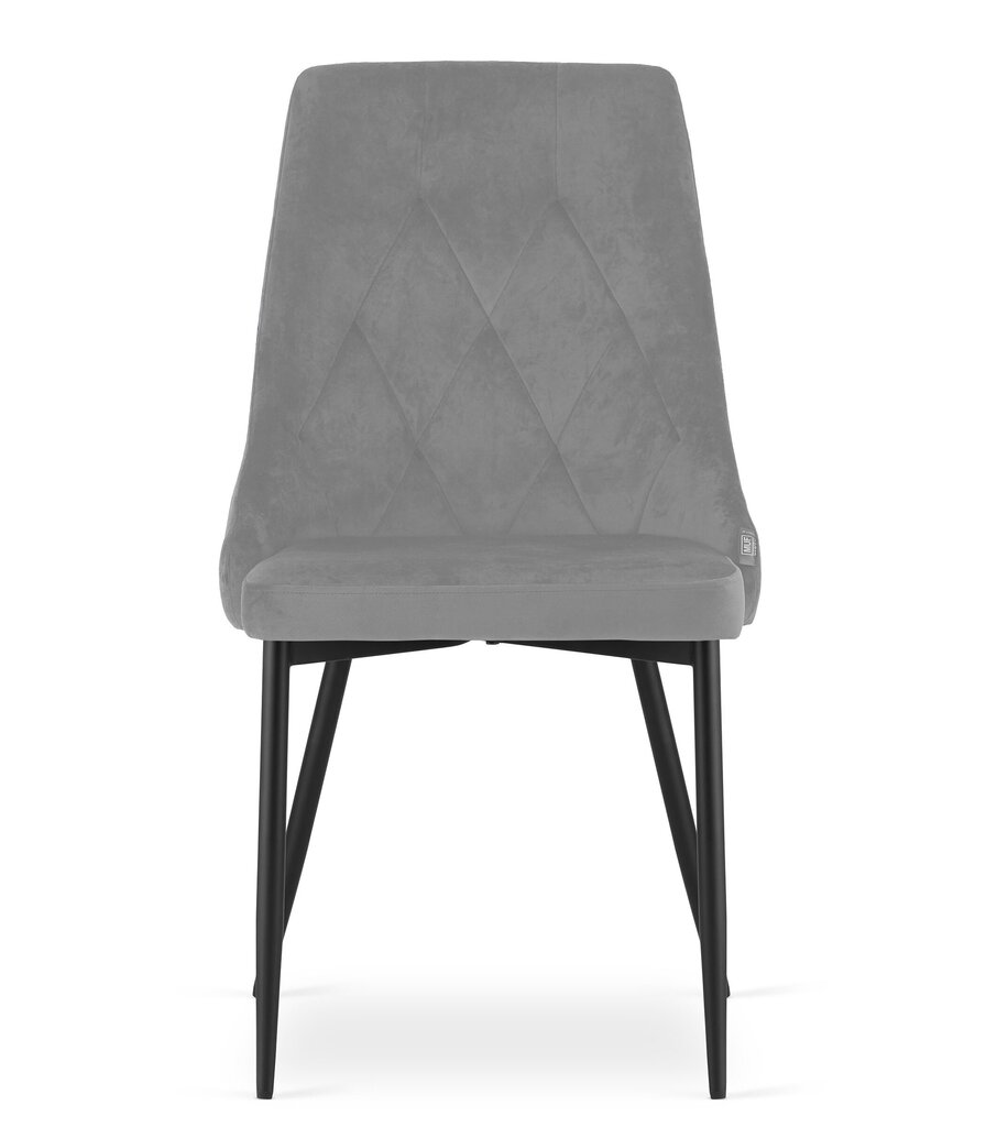 Kėdė Leobert Imola, pilka/juoda цена и информация | Virtuvės ir valgomojo kėdės | pigu.lt