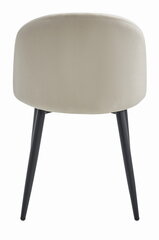 3-ių kėdžių komplektas Leobert Bello, juodas/smėlio spalvos kaina ir informacija | Virtuvės ir valgomojo kėdės | pigu.lt
