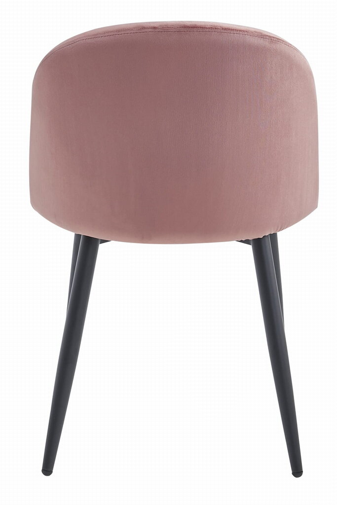 2-ių kėdžių komplektas Leobert Bello, rožinis/juodas kaina ir informacija | Virtuvės ir valgomojo kėdės | pigu.lt