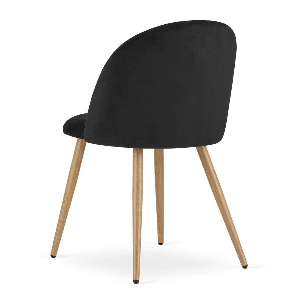 Kėdė Leobert Bello, juoda/ruda kaina ir informacija | Virtuvės ir valgomojo kėdės | pigu.lt