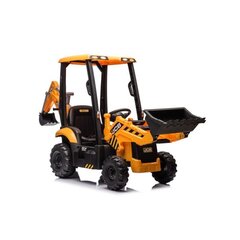 Vienvietis JCB akumuliatorinis ekskavatorius su geltonu kaušu Lean Cars kaina ir informacija | Elektromobiliai vaikams | pigu.lt