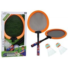 Badmintono rinkinys Set, oranžinis kaina ir informacija | Badmintonas | pigu.lt