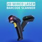 Qoltec Laser Barcode Scanner 50853 kaina ir informacija | Išmanioji technika ir priedai | pigu.lt