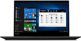 Lenovo ThinkPad P1 Gen 1 15.6", Intel Core i7-8850H, 32GB, 512GB SSD + 512GB SSD, WIN 10, чёрный цена и информация | Ноутбуки | pigu.lt